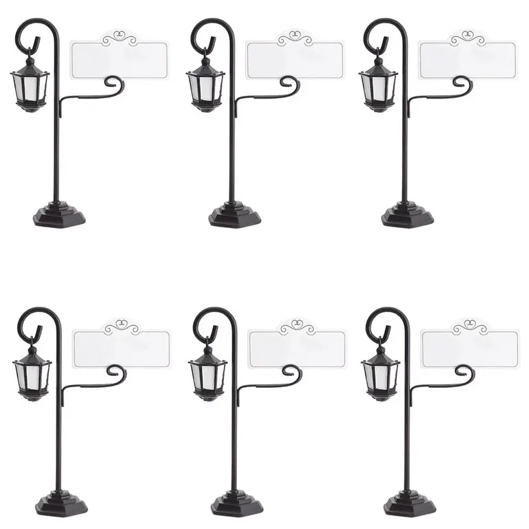 Street Lamp Place Card Holders