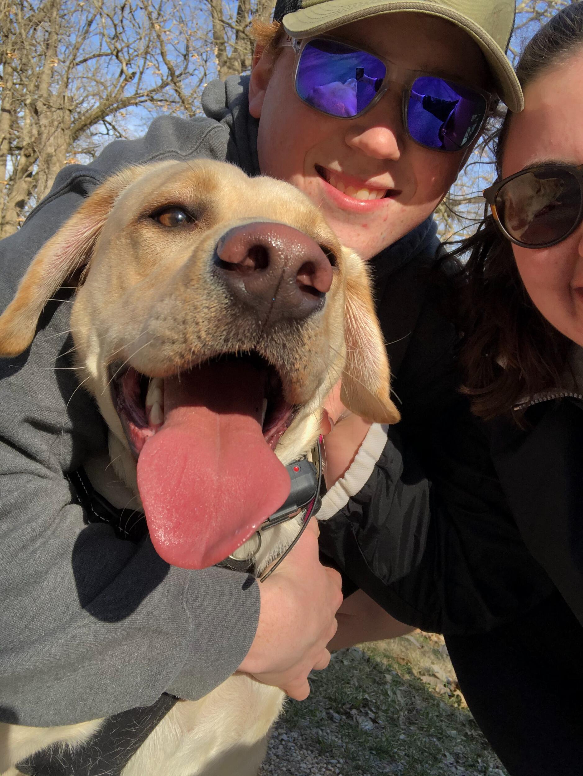 Taking Mazie to Rodgers Park