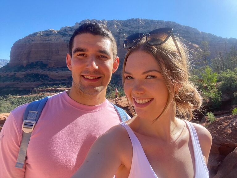 They went on their first big trip together starting in Sedona, AZ