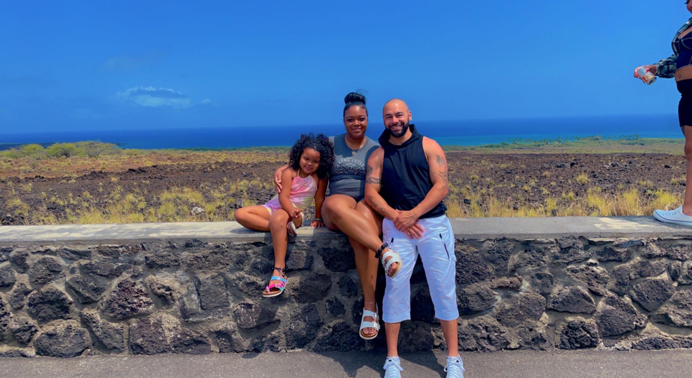Enjoying our last moments of Hawaii