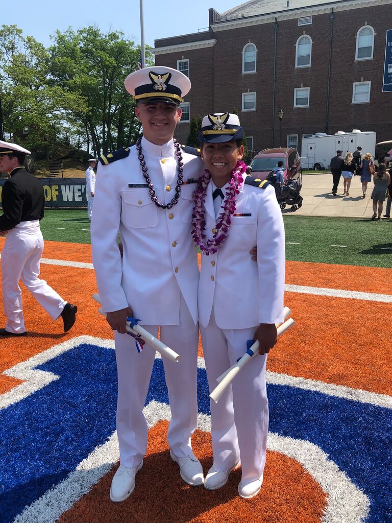 With weeks to go until Graduation and Commissioning, we decided to take a leap of faith, and began dating.