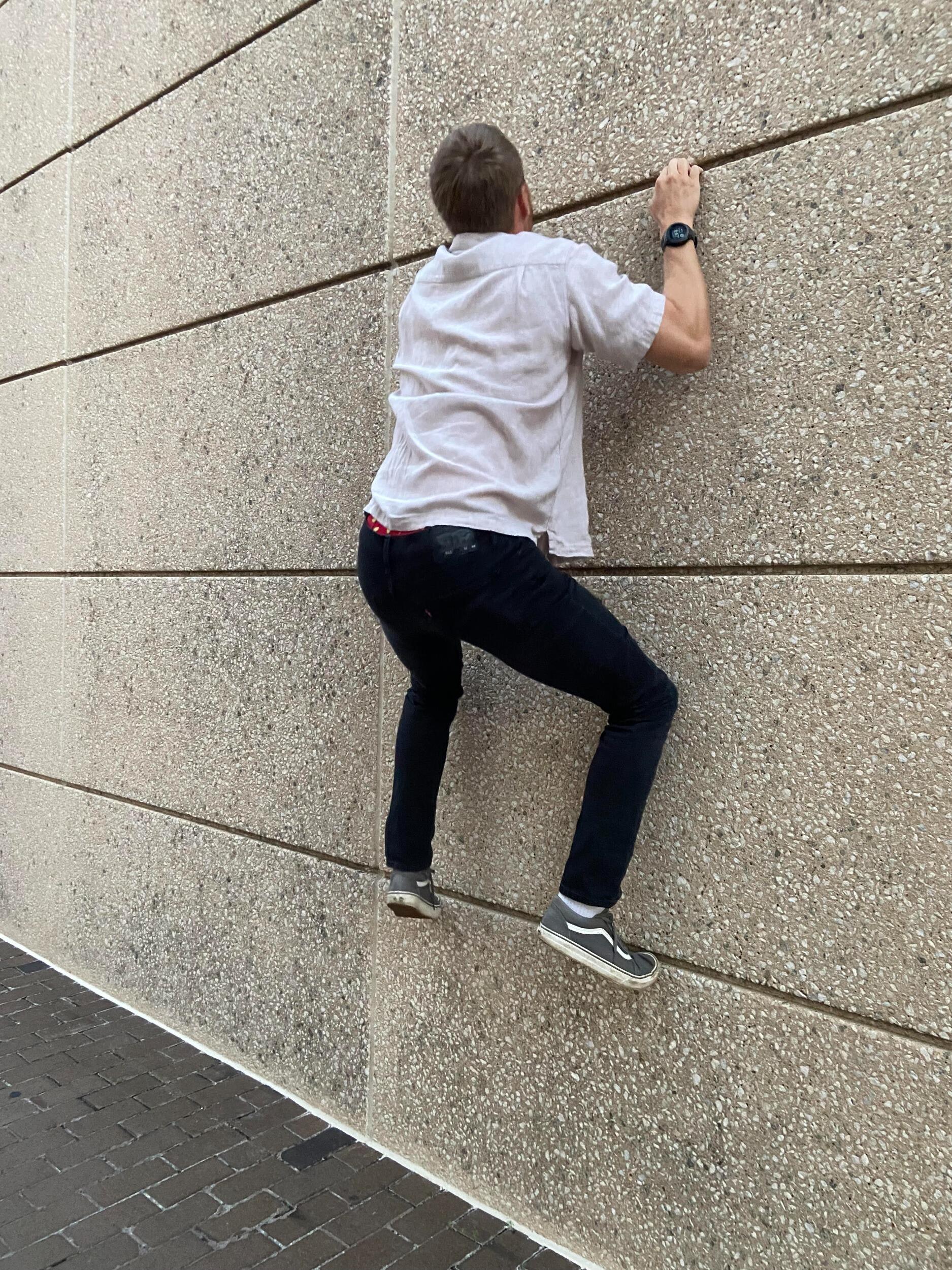 For TJ's 27th birthday, Megan took him out for Korean BBQ at Mr. Kim's and they caught drinks at the Valkyrie. And please for the love of God peep TJ, fully sober, climbing a building downtown. 