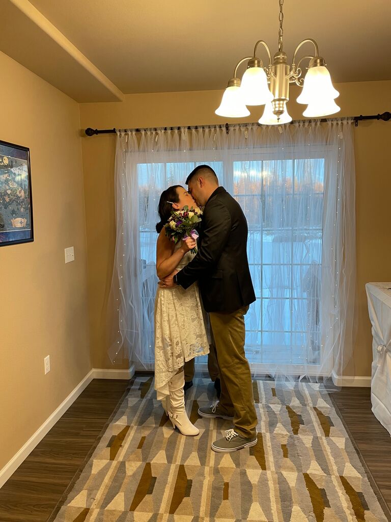 We had an extremely small COVID wedding in our living room in Alaska, now it's time for the big party wedding!