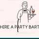 Love hosting parties, but don’t want to do all the work yourself? Hire a Party Bartender. start here