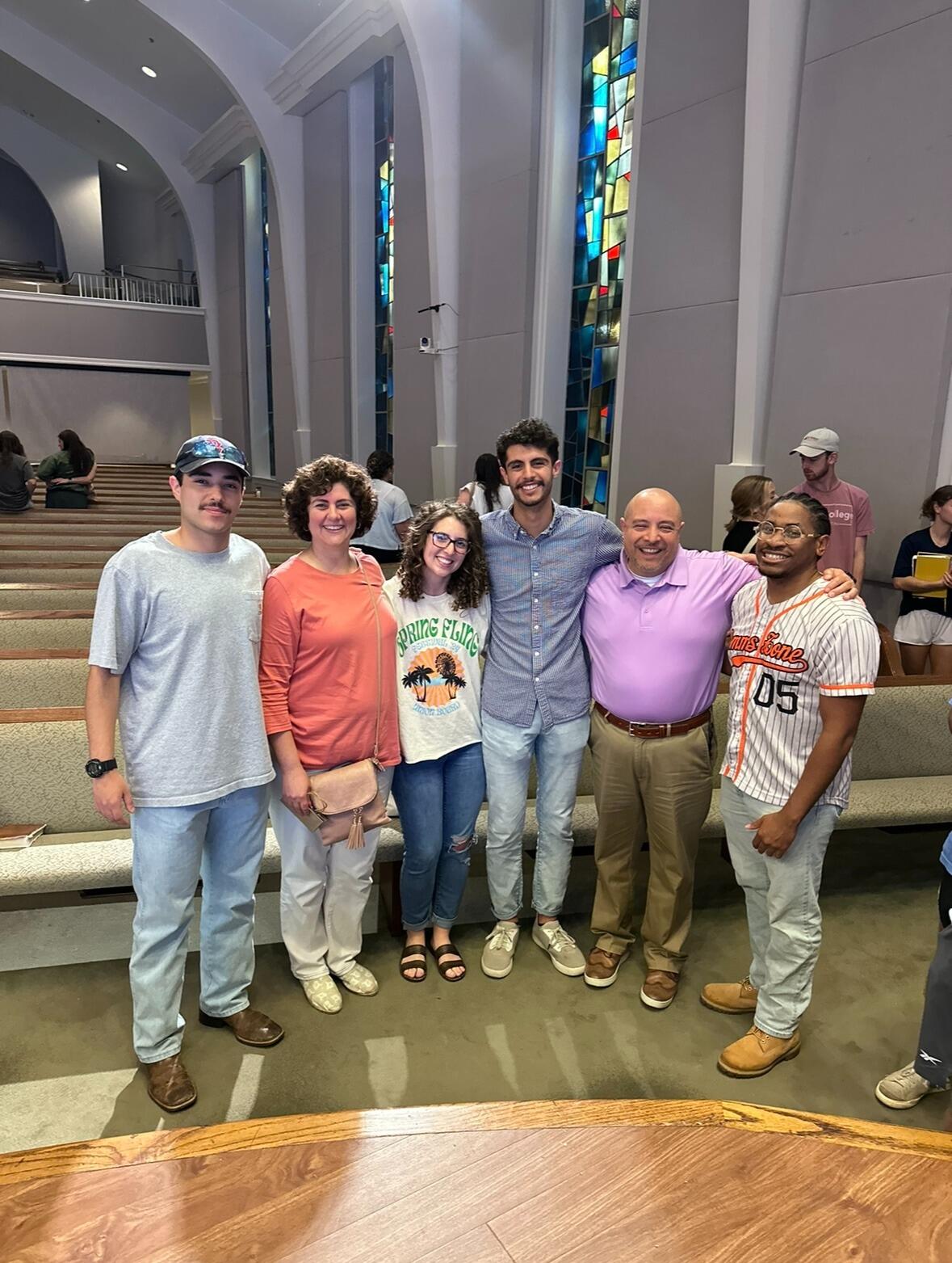 Last Awaken/Senior Awaken and Gabriel's family came! Awaken is college service Wednesday nights at First Baptist! 