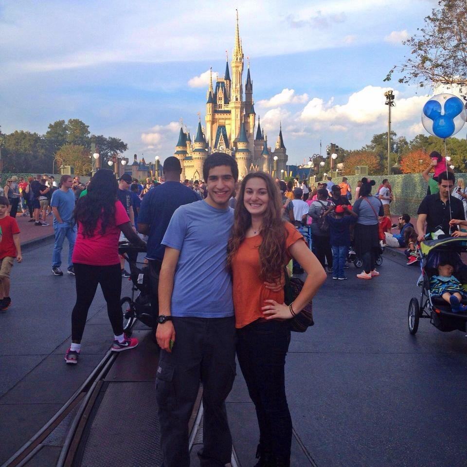 We would see each other a few times a year, mainly visiting each other at school, but sometimes we got to go on fun vacations to  Disney. 