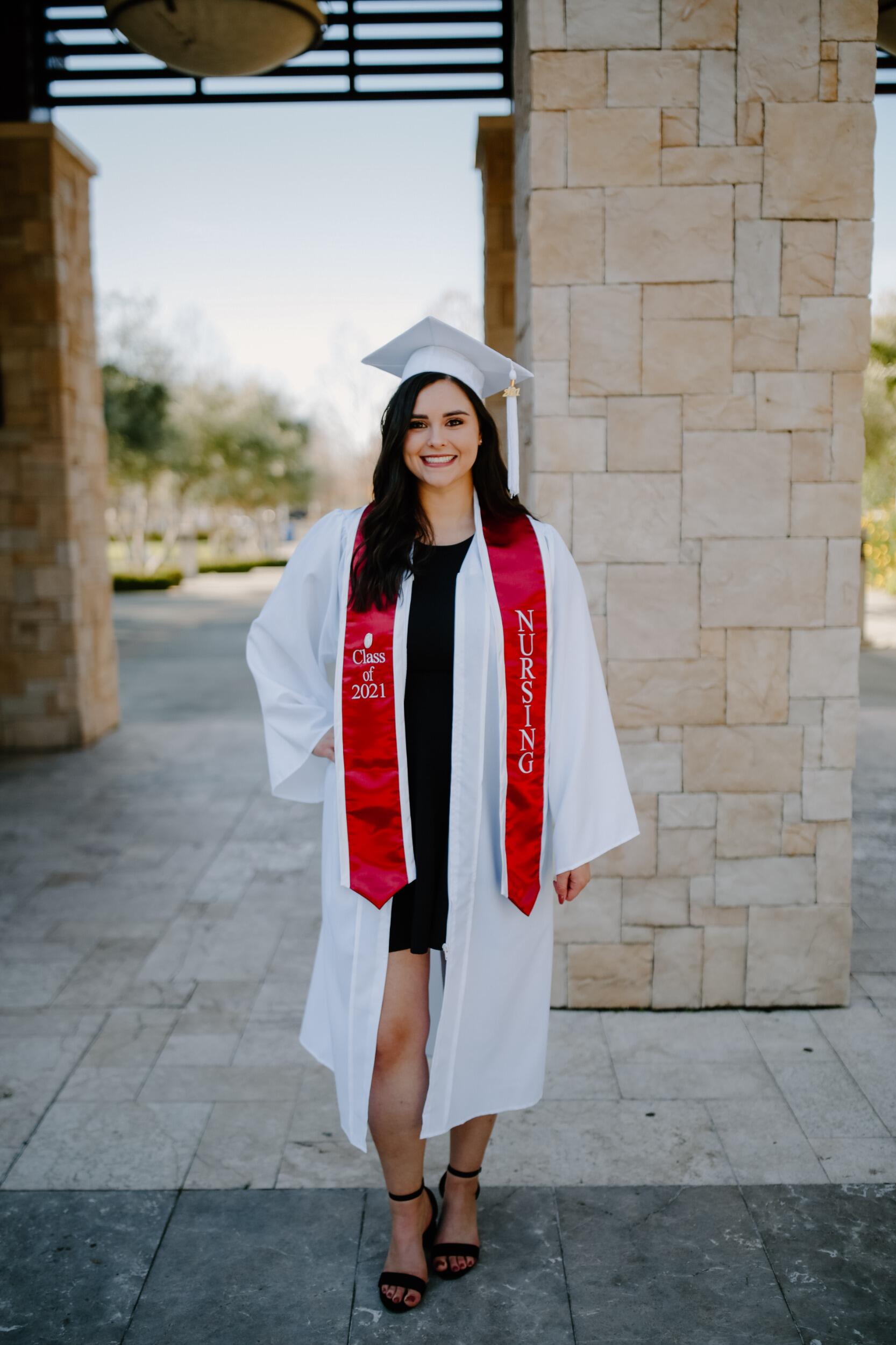 Katie graduates from CSU Dominguez Hills with her Bachelors Degree in Nursing.