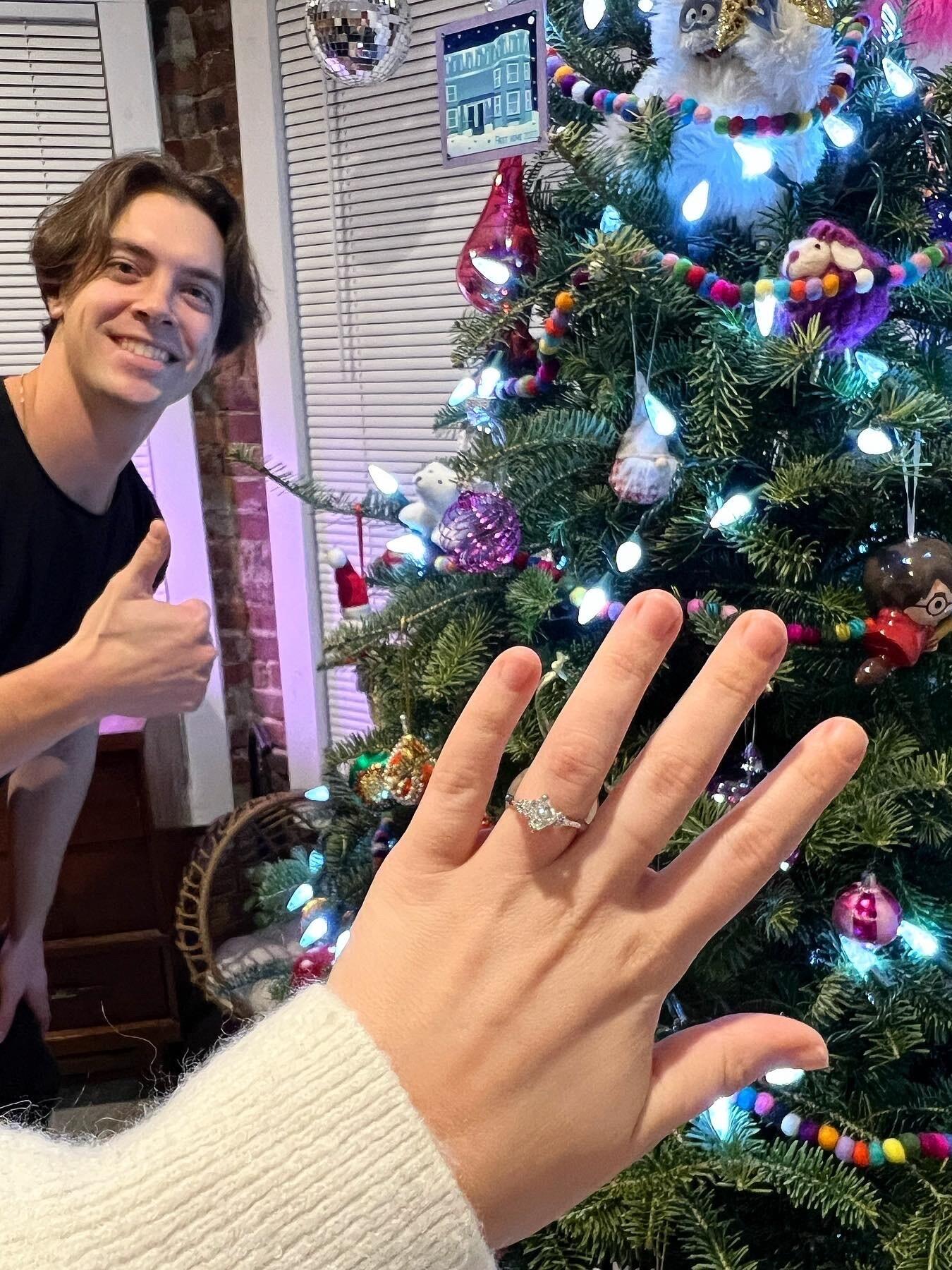 Jon and Sydney went to Hamilton. Sydney doesn't remember most of it because she couldn't stop crying and staring at the ring Jon had designed for her. They started wedding planning immediately!
