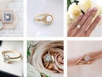Rose gold ngagement ring styles