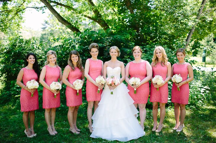 bridesmaid shift dress