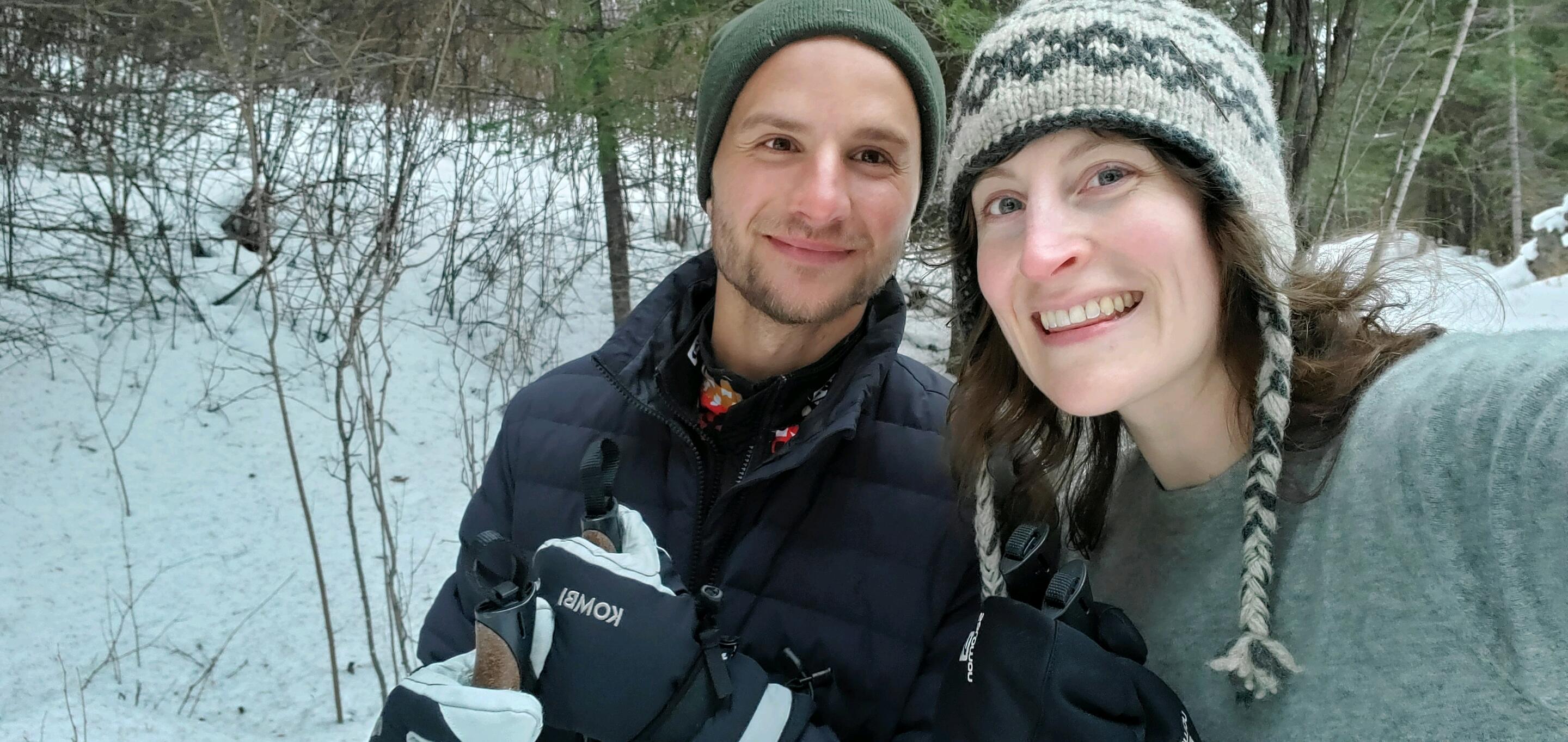 We just happened to bump into each other again at the Evergreen ski club! This is when things really took off. We had so much in common!