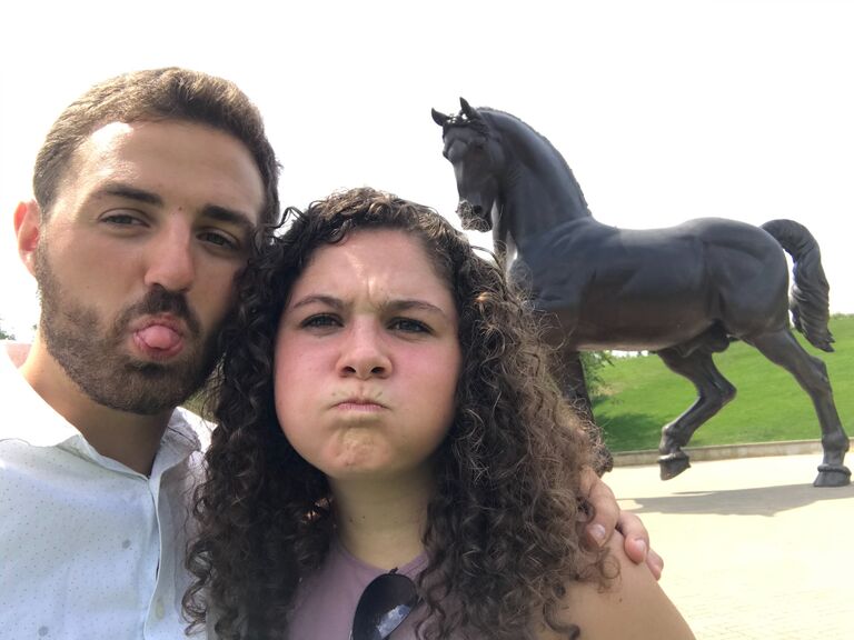 Jacob surprises MacKenzie and takes her to see the butterflies at Fredrick Meyer Garden.