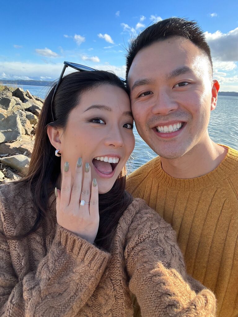 Jiahong proposed to Laura