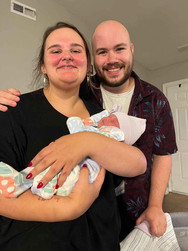 Justin became an uncle to sweet baby Emmy!