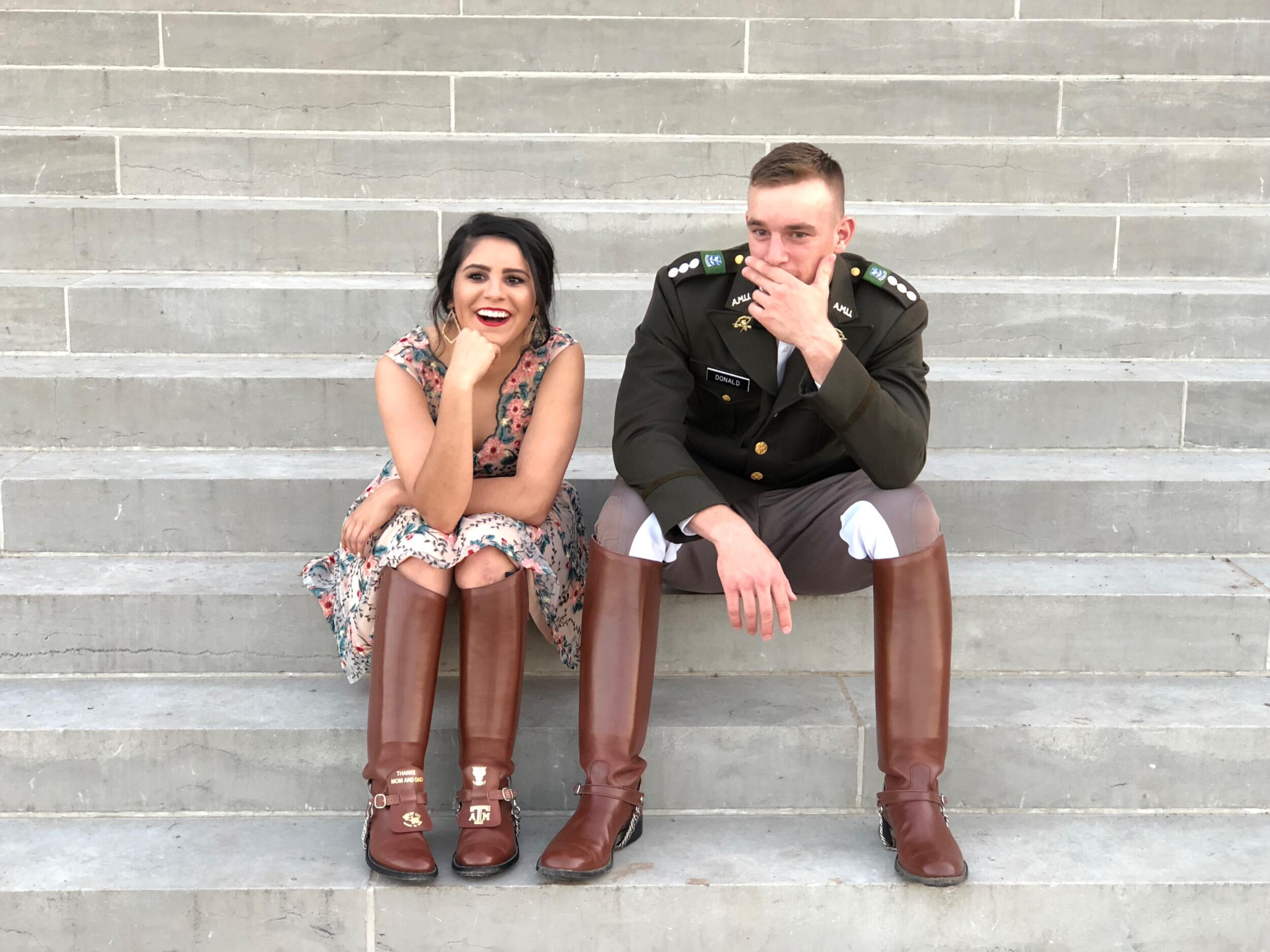Both going dateless to Senior Boot Dance!