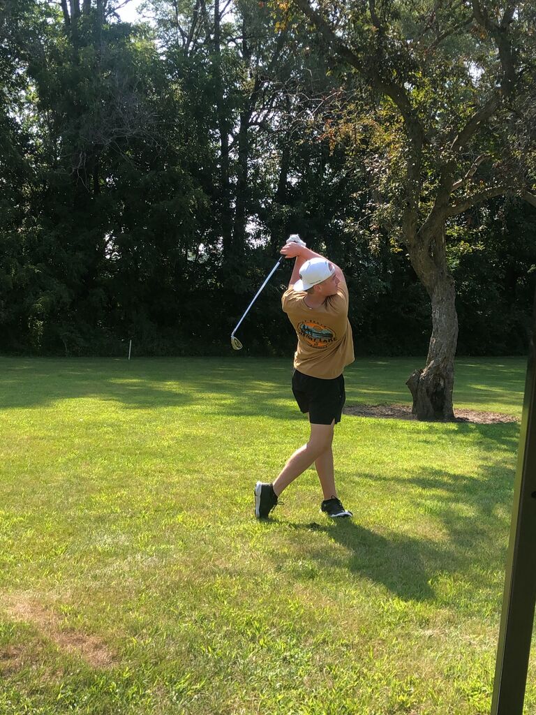 We spend many of our summer days at the golf course while Bryce golfs and I ride in the cart.