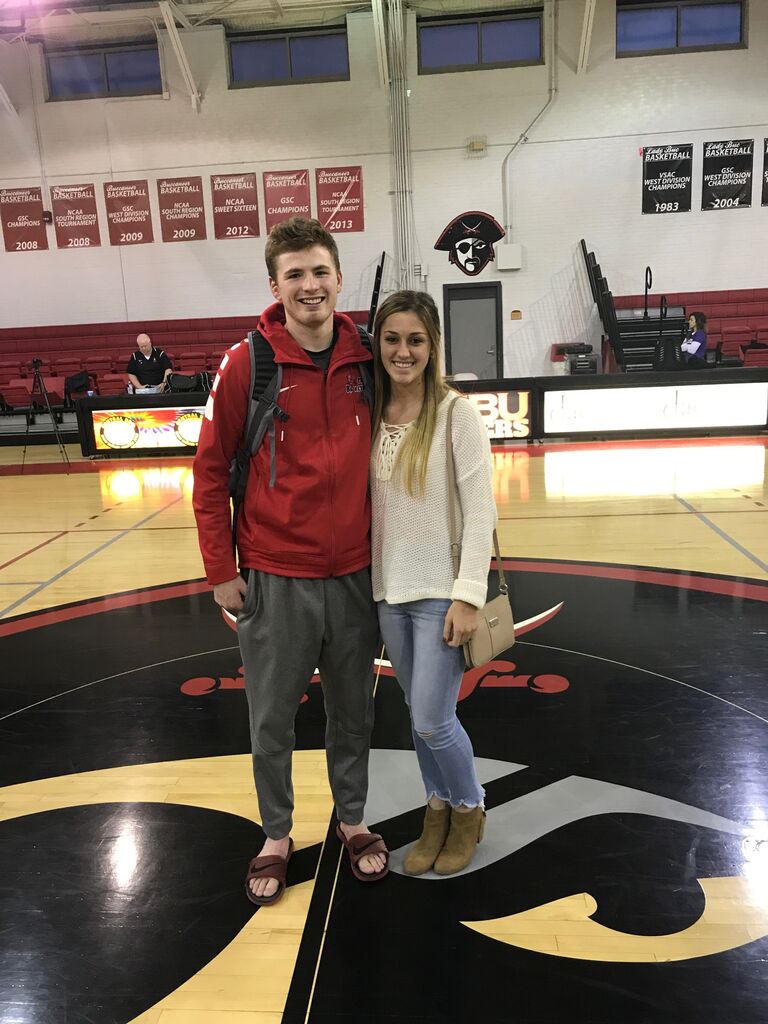 Luke moves to Memphis to begin his college basketball career at Christian Brothers University! Morgan had lots of 7 hour road trips in her future . . .