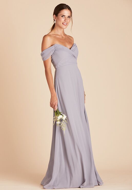 Birdy Grey Spence Convertible Dress in Silver Bridesmaid
