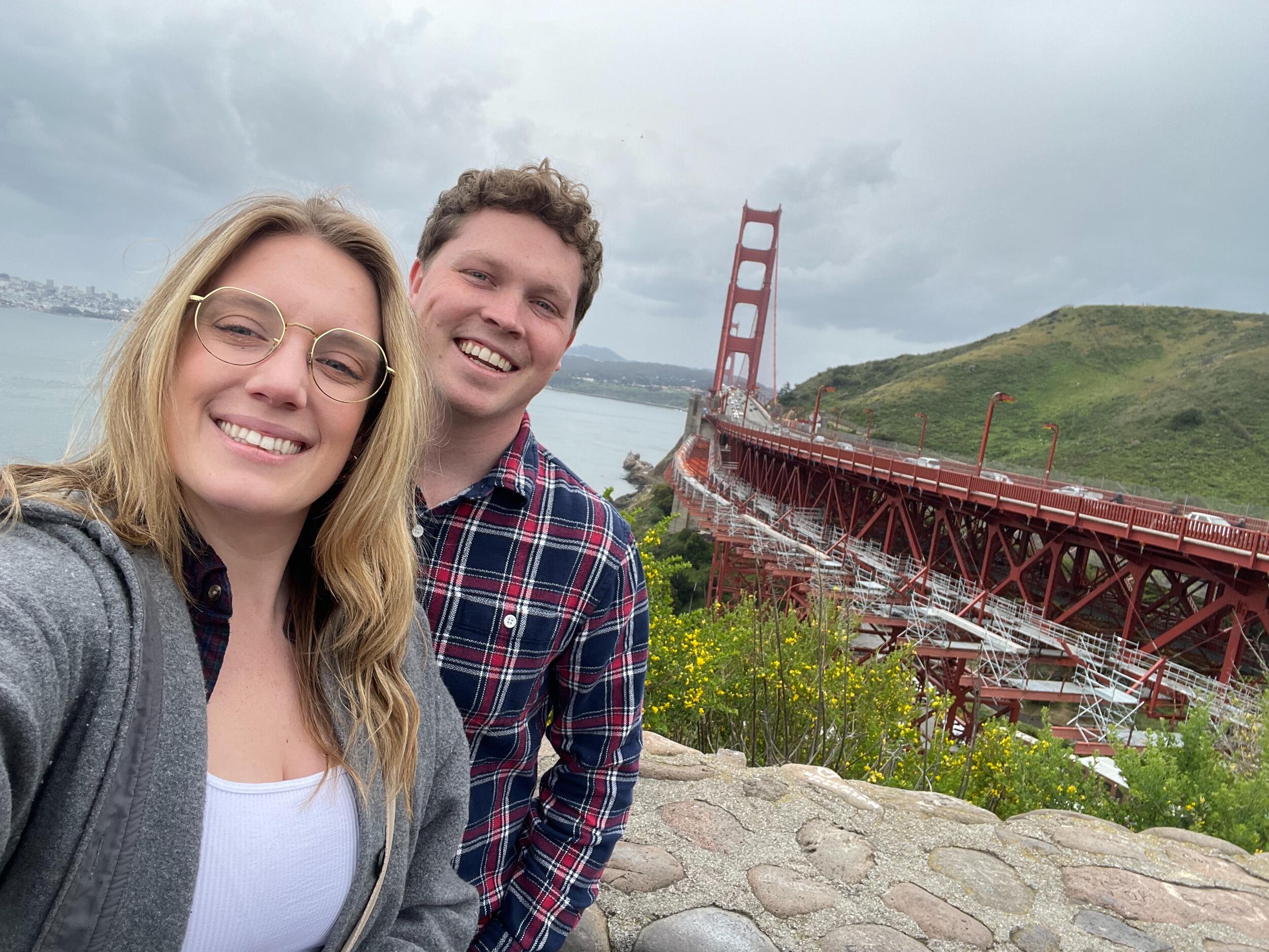 Visiting Ashley's home state for the first time.