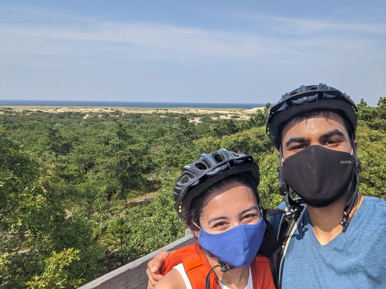 Biking our way through Provincetown, MA!