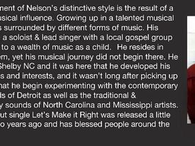 Nelson Roberts - Gospel Singer - Winston Salem, NC - Hero Gallery 1