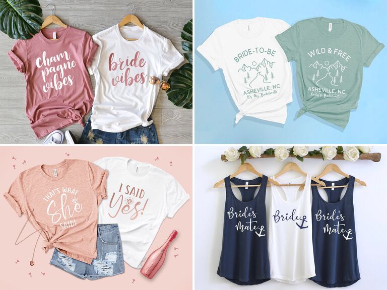 bridal party shirts ideas