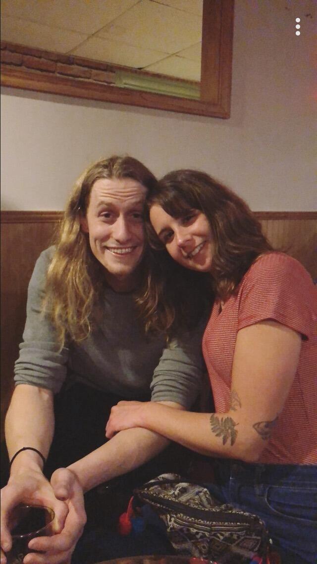 Our first photo together