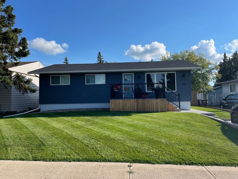 We bought our first home! 
With the endless amount of help from our family and friends, we renovated to make it our own. 