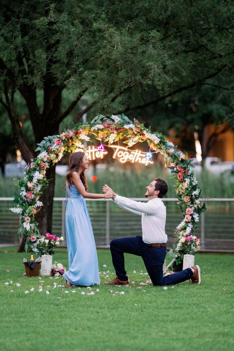 Kris popped the question! Our story wouldn't be whole if our friends & family weren't on this journey with us through it ALL.  We can't wait to take the next step on this new adventure! <3 