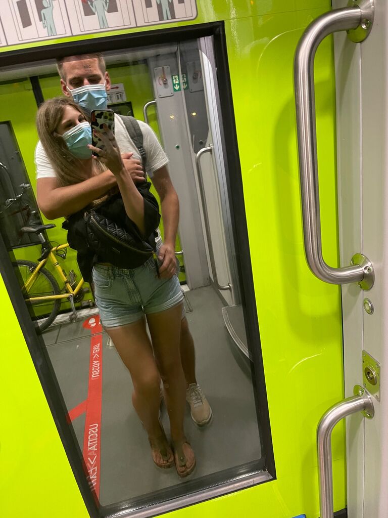 Po tym całym dniu chodzenia i jedzenia jeszcze selfie się gdzieś po drodze znalazło :D