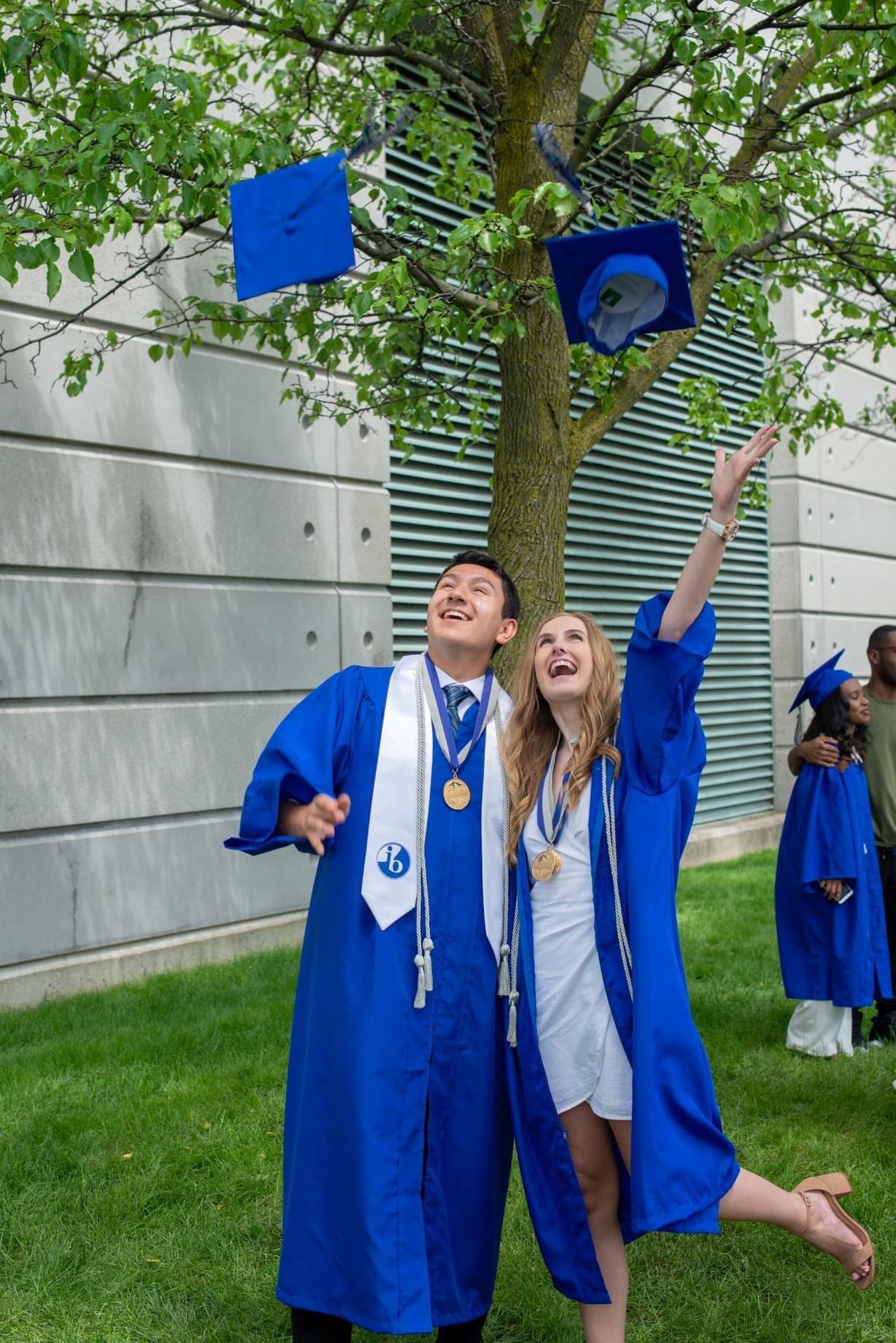 Brandon and Carley graduate from Walled Lake Western High School!