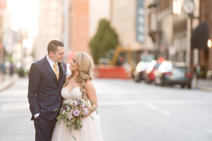 traditional wedding couple attire