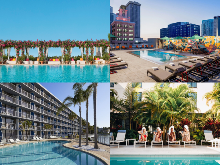 Pools at Tampa EDITION, Hyatt House Tampa Downtown, Hotel Haya and The Godfrey