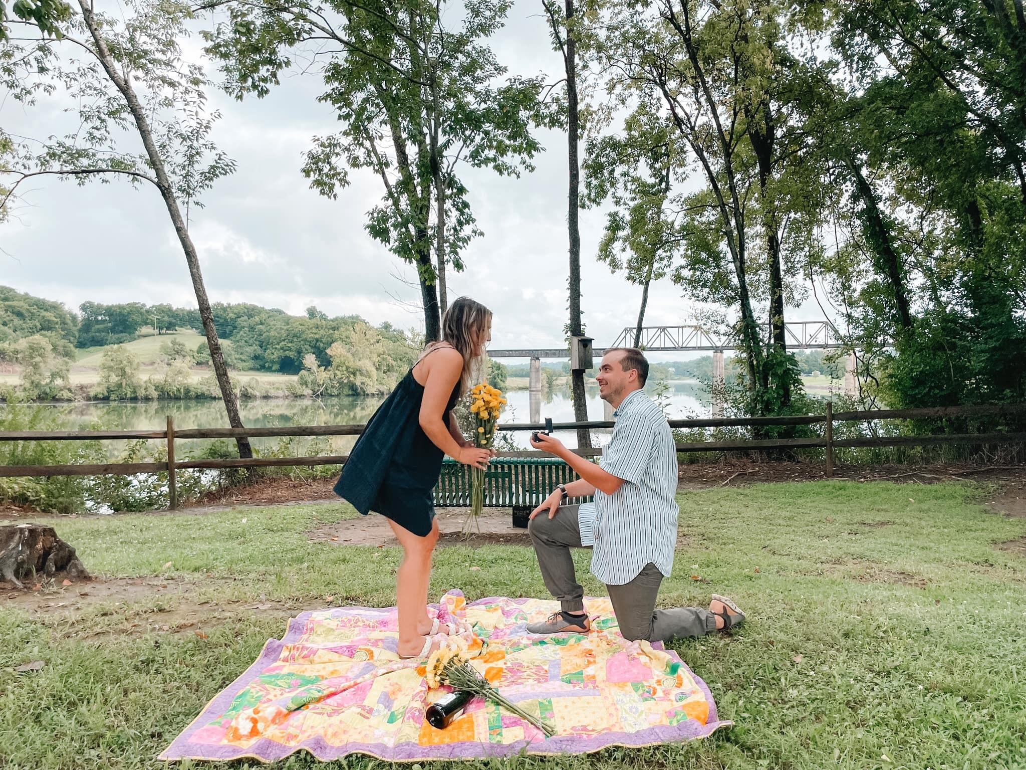 We got ENGAGED! 