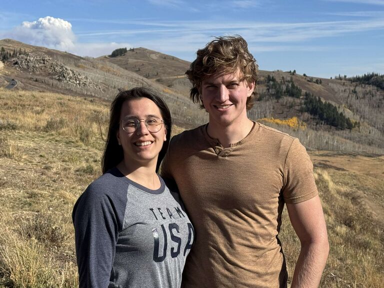 I met Josh's parents in Park City for the first time.