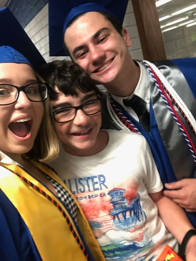 HS Graduation ft Seth's little brother, Ethan