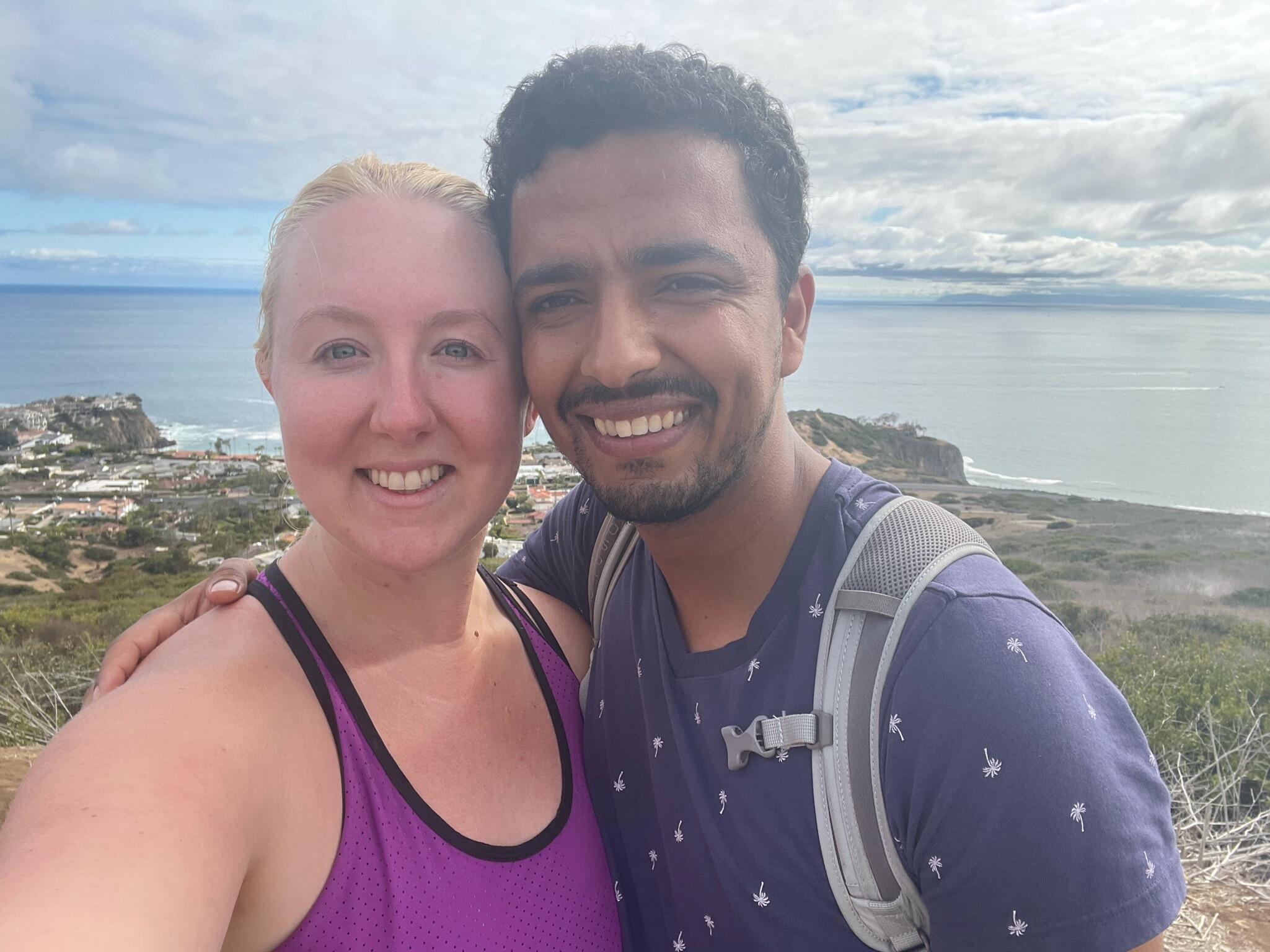 Hiking to one of our favorite ocean views