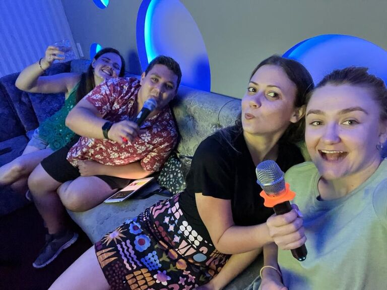 You should ask Emily how her first Asian style karaoke night ended in Ho Chi Minh City 😉