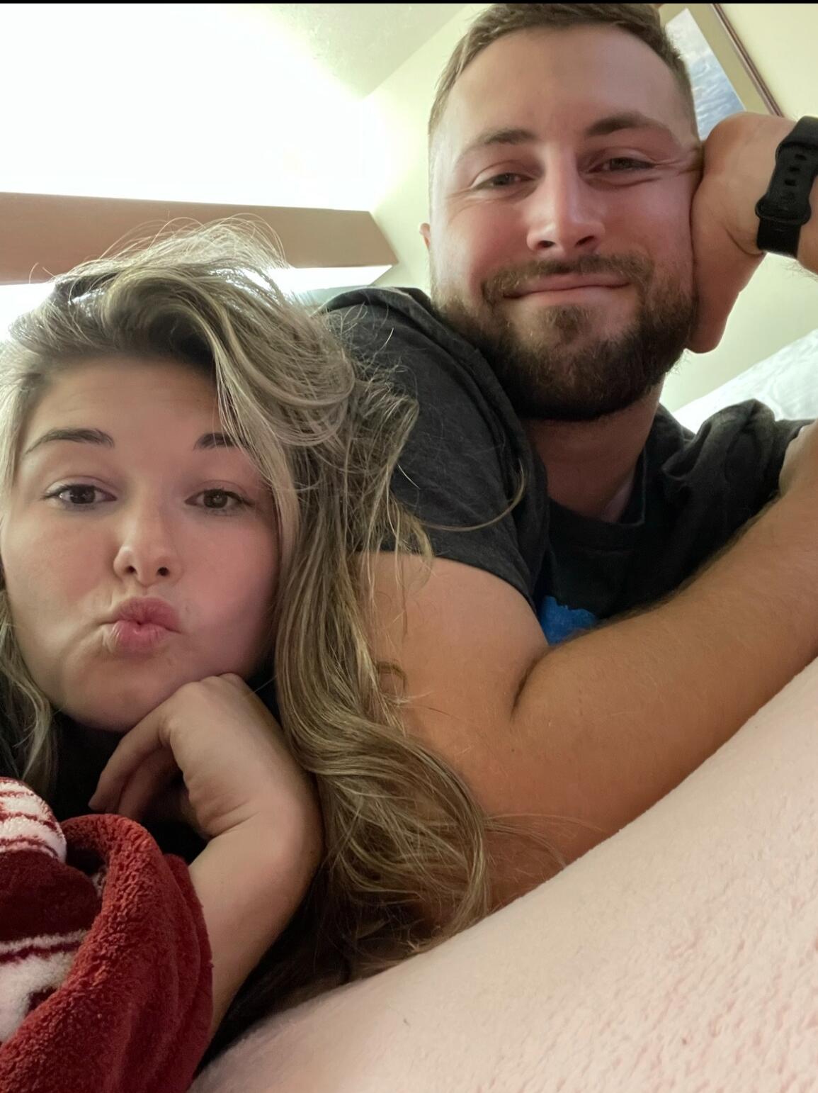 The early fall when Brandon was commuting from Jackson to West Olive and we spent a lot of time in hotels until we bought our first house together in October of 2021!