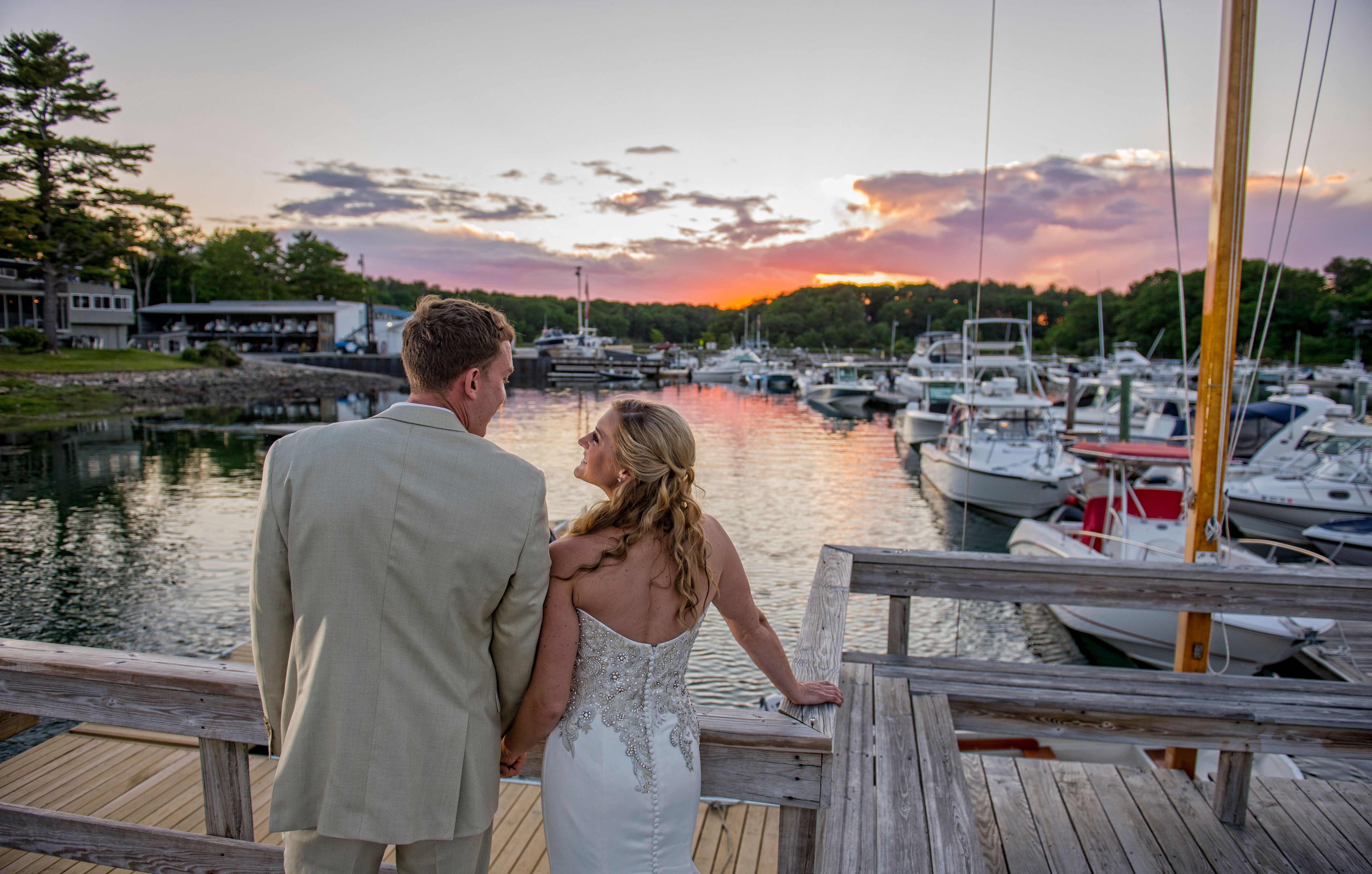 Dockside Restaurant on York  Harbor Reception  Venues  