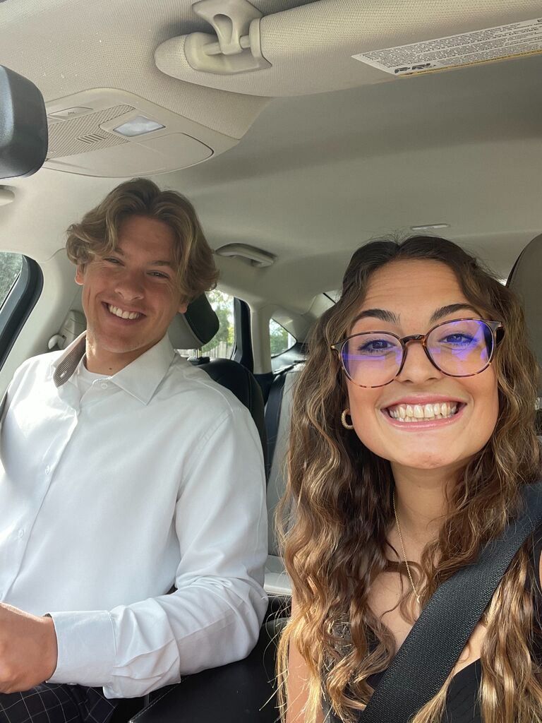 Cy and I attended our first wedding as a couple...
I admit now I was TOTALY thinking about what it'd be like if the wedding was ours.......