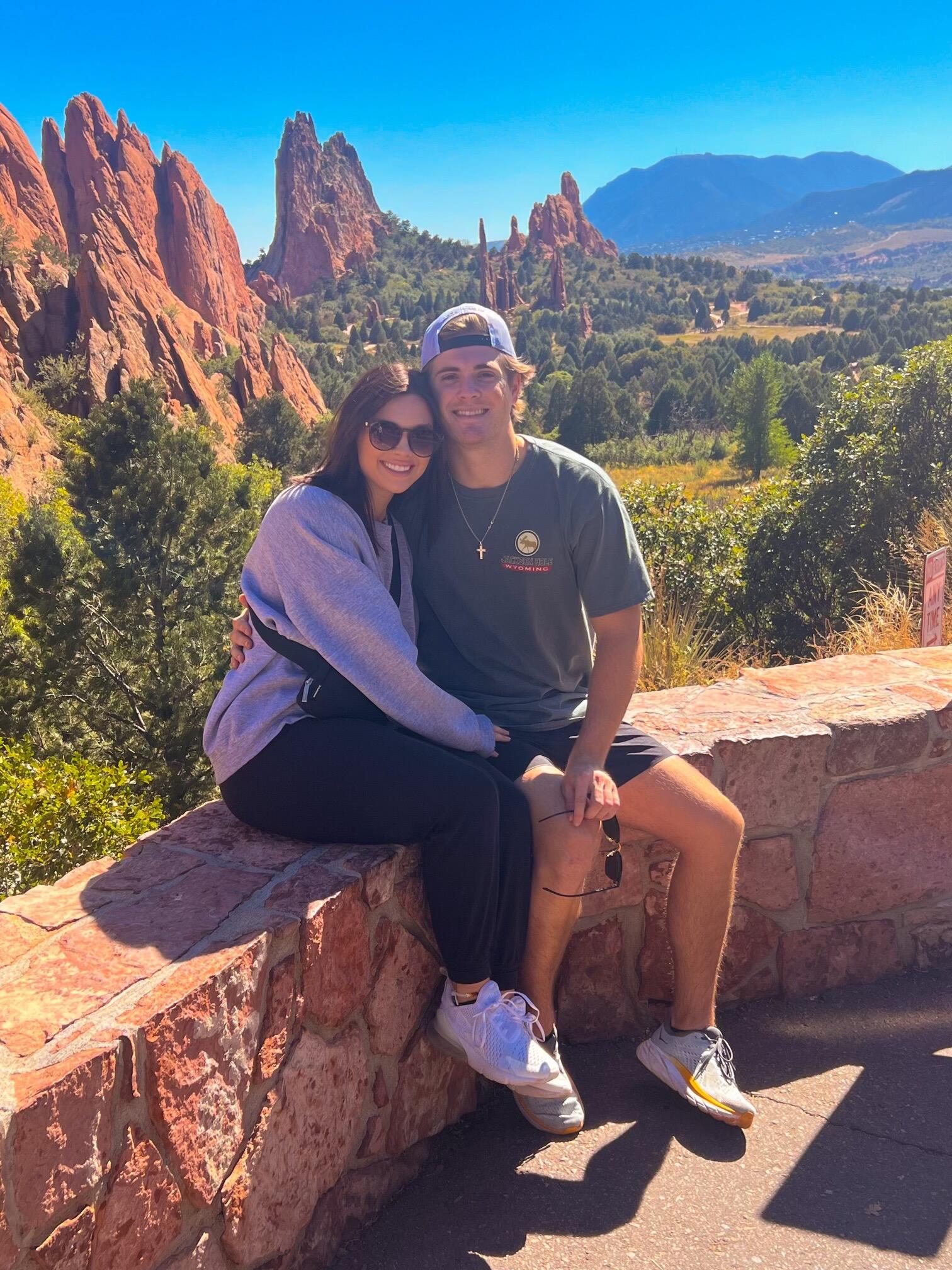 Bre’s first time in Bennett’s favorite place, Garden of the Gods in Colorado Springs