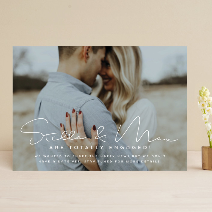 They're Totally Engaged engagement cards