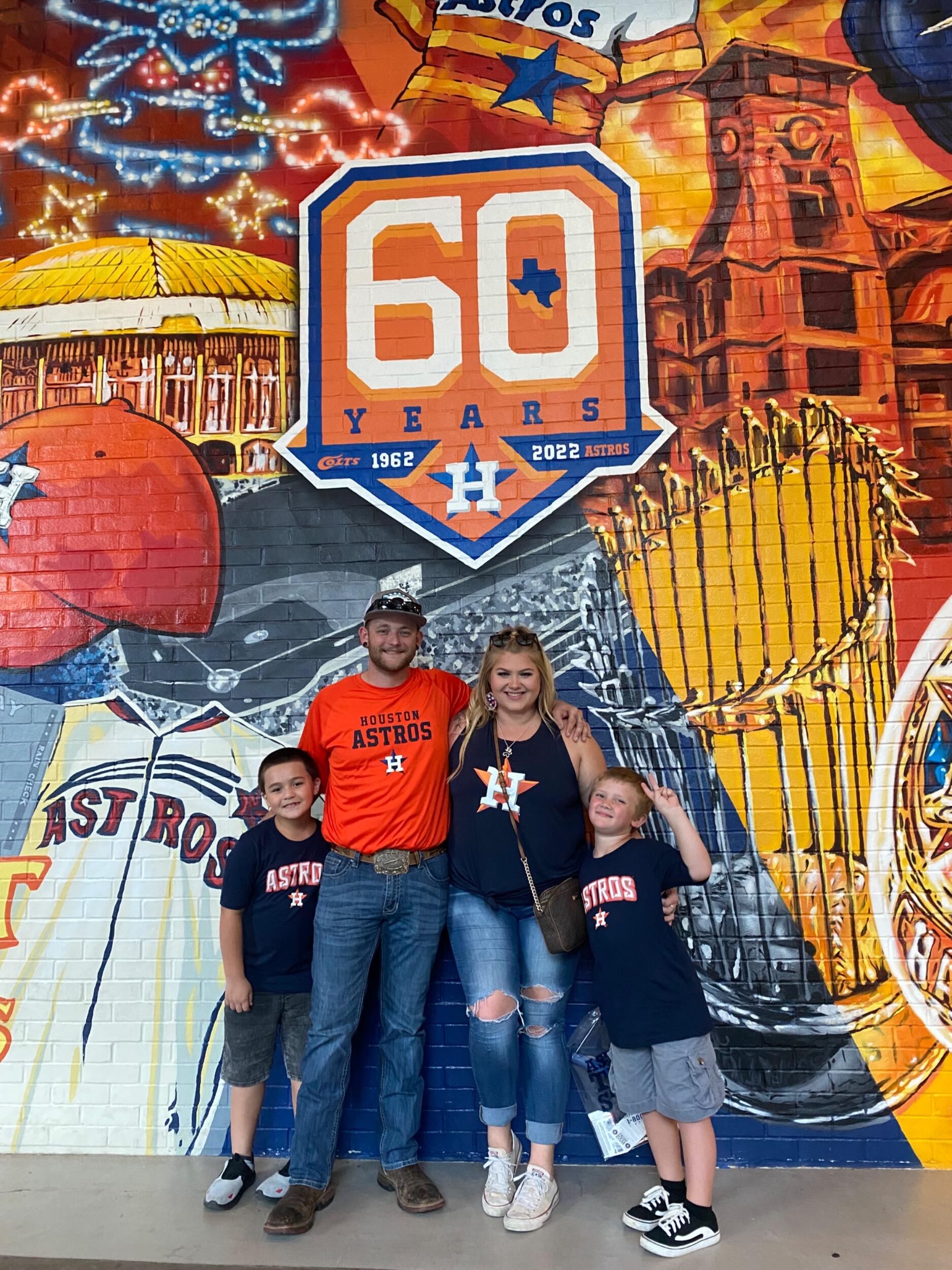 Dawson first Astros game🧡