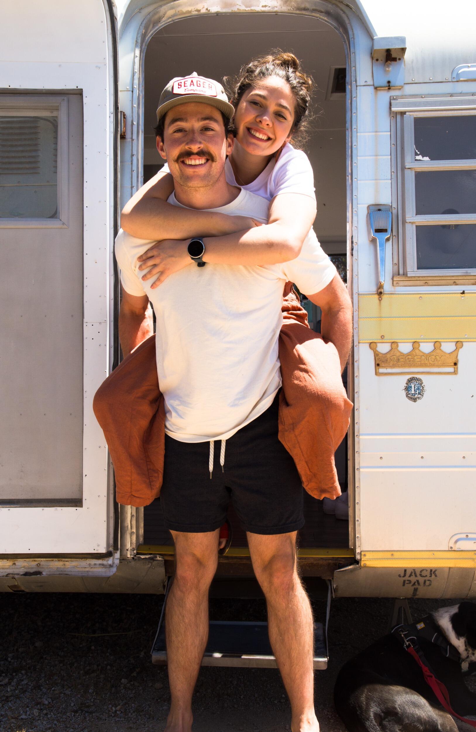 COVID was a challenge for many reasons, especially since we were dating long distance.  This was from our 2nd anniversary, where we met halfway at an Airstream Airbnb in Paso Robles, CA.