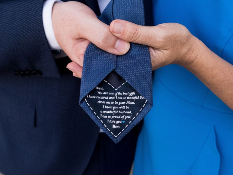 Personalized tie patch