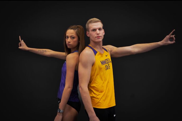 Nick and Teya started another of season of track together supporting each other every step of the way.
