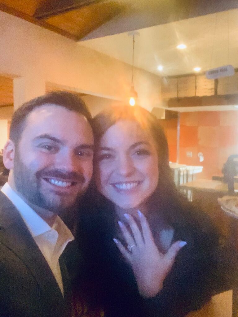 ENGAGEMENT NIGHT! From where our first date was - Bar Bocce in Sausalito