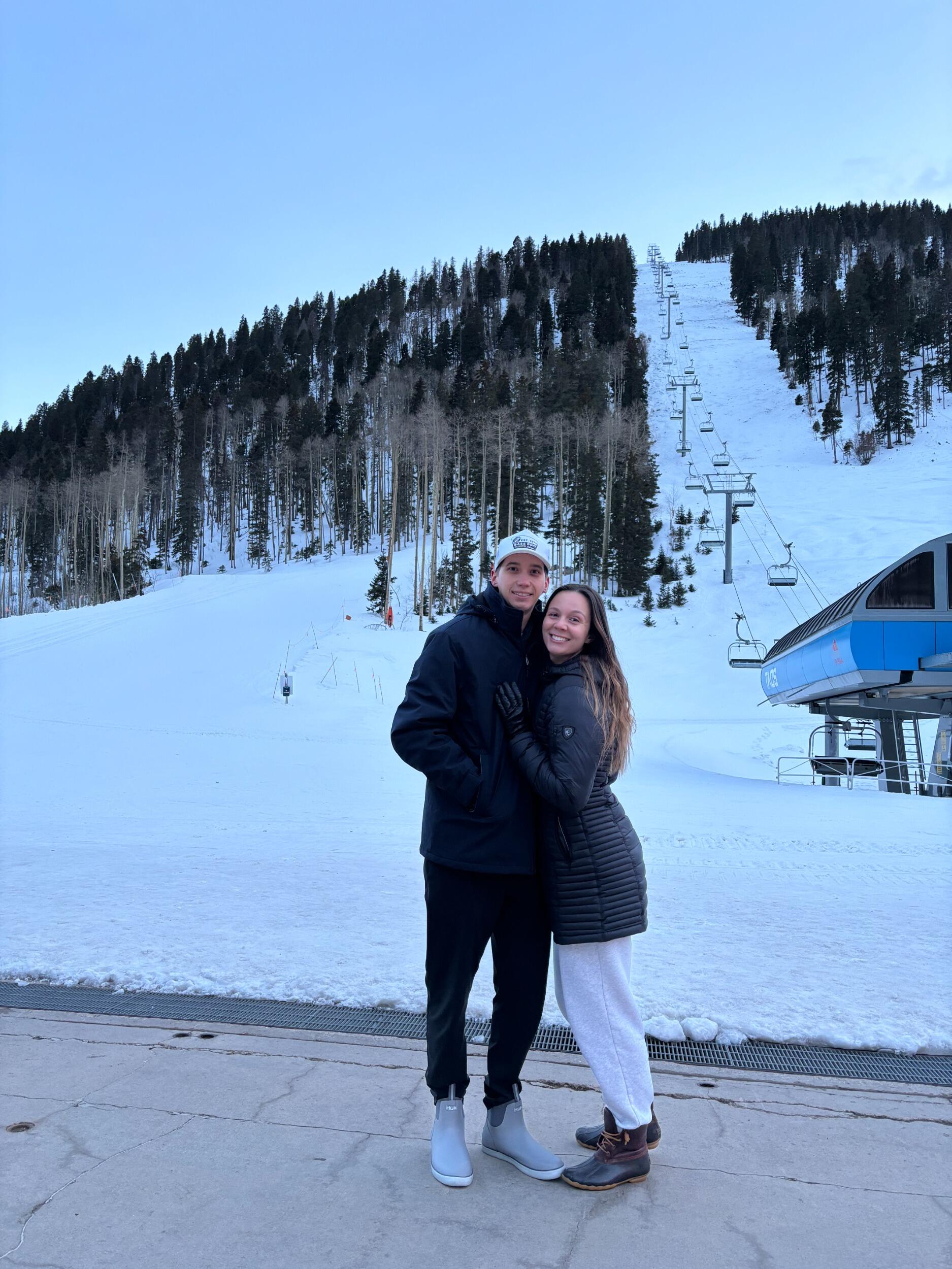 When Adam took a Texan to see real snow!
