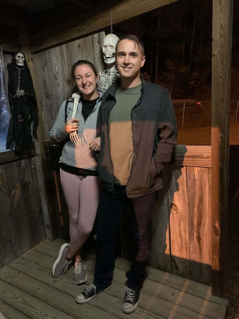 First date! This is actually from Halloween but it's our first picture together